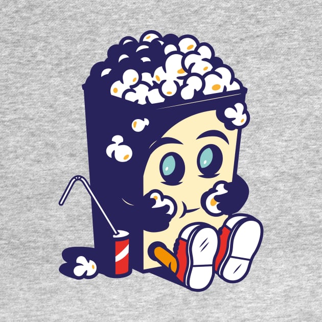 Movie Fan Popcorn Monster by propellerhead